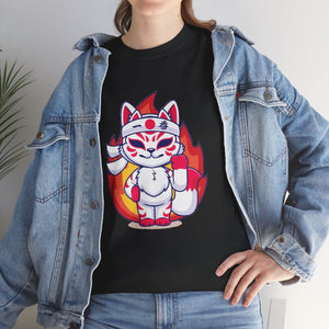 Kitsune Tee Shirt - Unisex Heavy Cotton