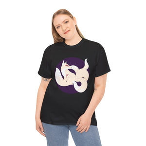 Kitsune Tee Shirt - Unisex Heavy Cotton