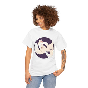 Kitsune Tee Shirt - Unisex Heavy Cotton