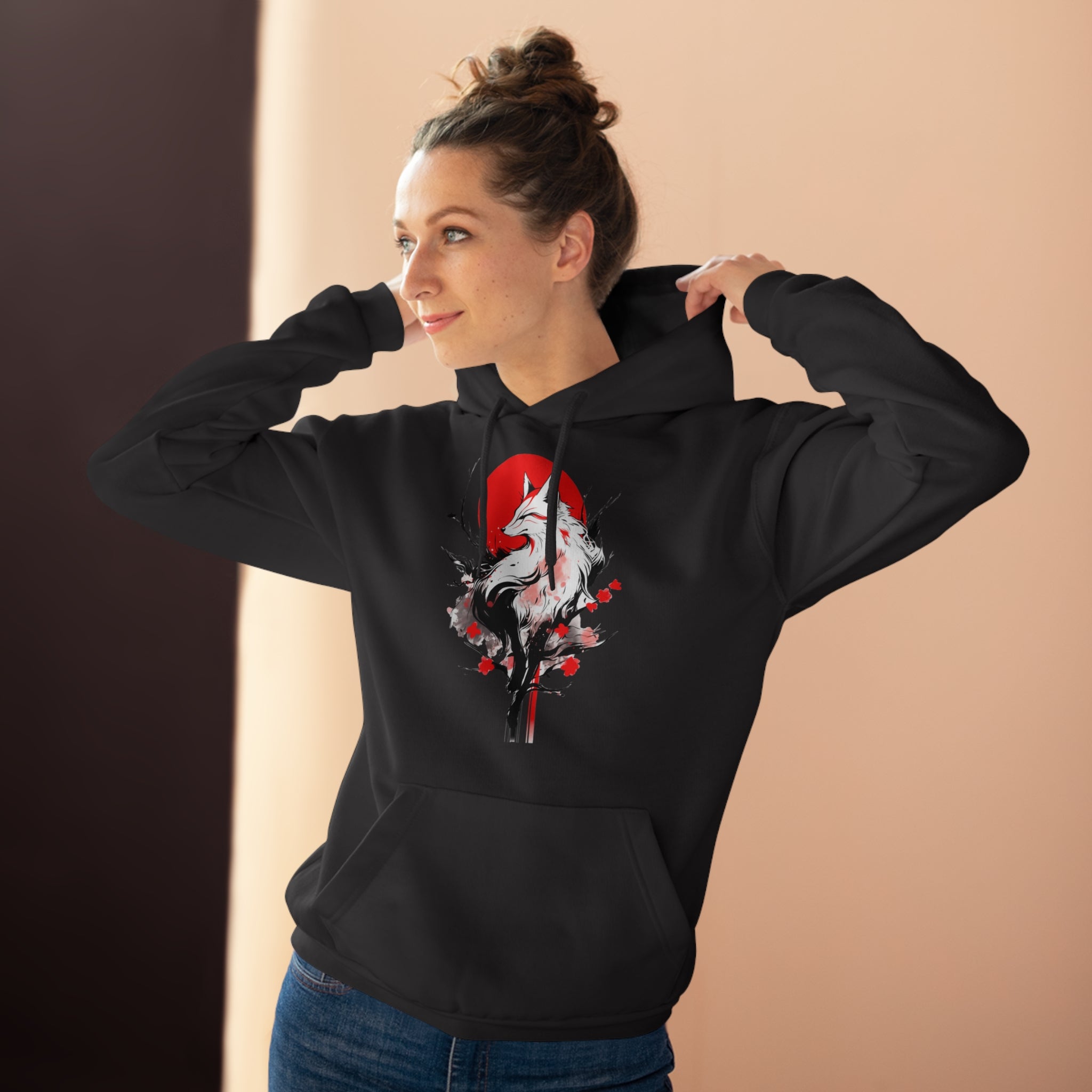 KITSUNE Unisex Hoodie Sweatshirt