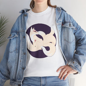 Kitsune Tee Shirt - Unisex Heavy Cotton