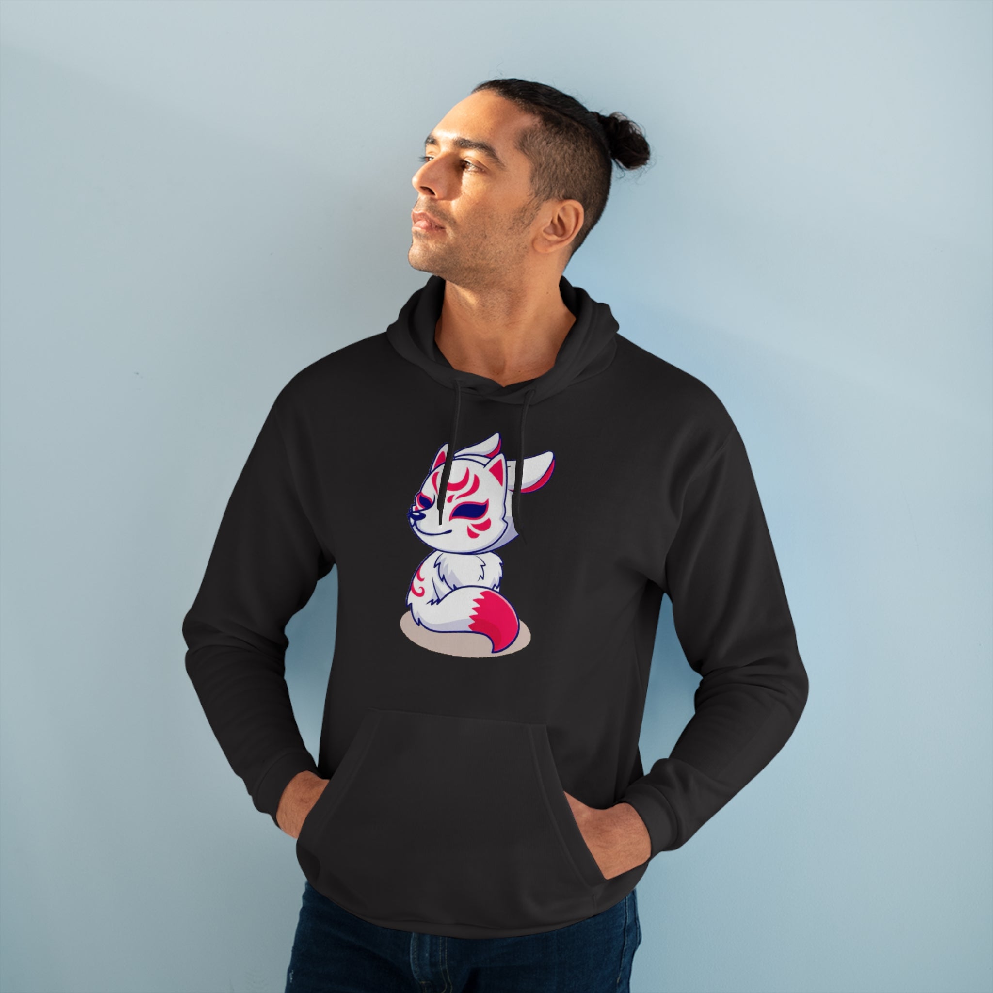 KITSUNE Unisex Hoodie Sweatshirt