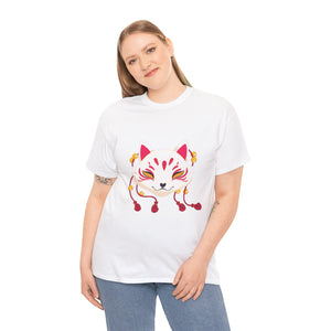 Kitsune Tee Shirt - Unisex Heavy Cotton