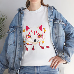 Kitsune Tee Shirt - Unisex Heavy Cotton