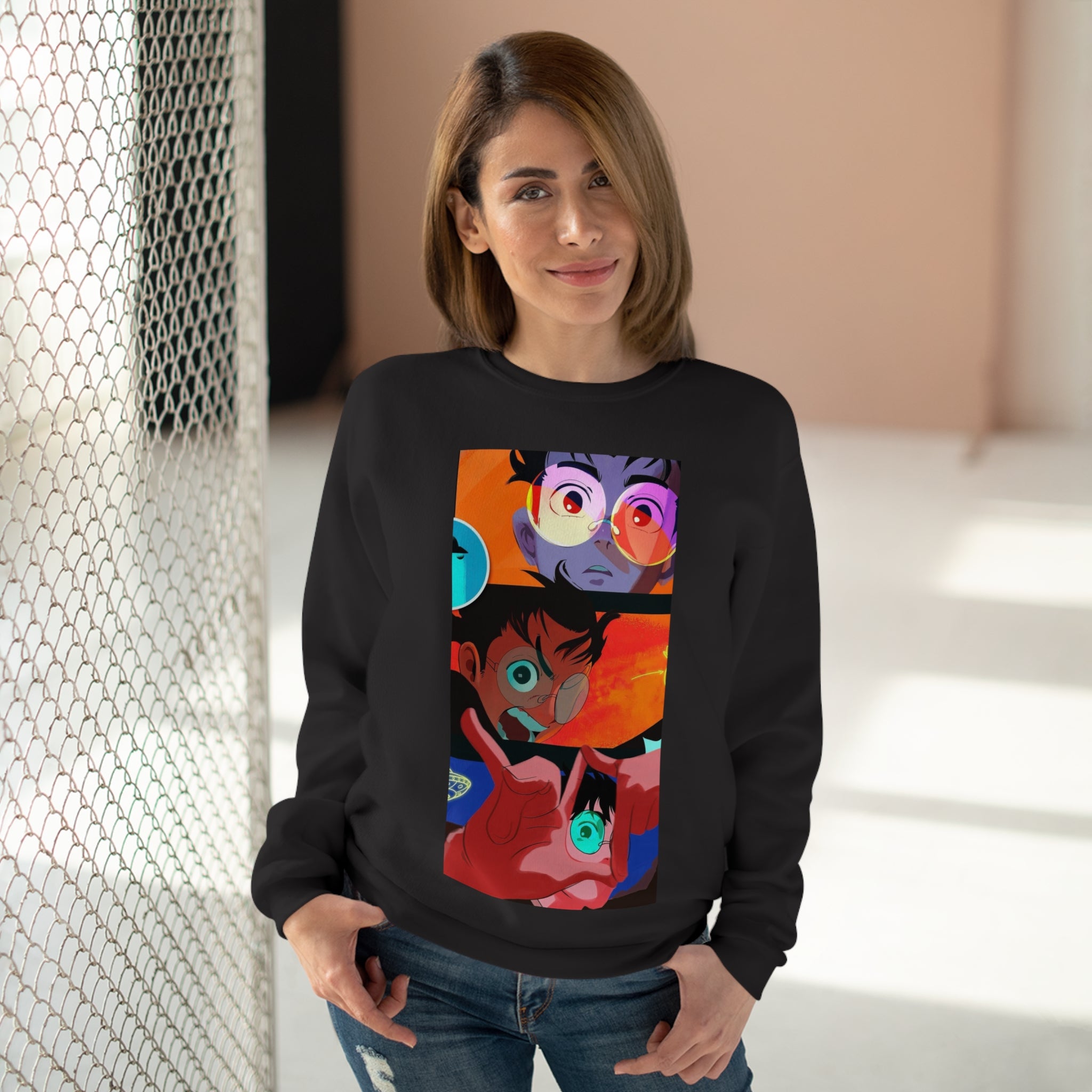 Dandadan Manga Sweatshirt - Unisex Crew Neck