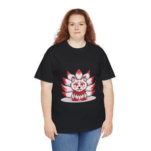 Kitsune Tee Shirt - Unisex Heavy Cotton