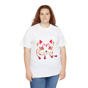 Kitsune Tee Shirt - Unisex Heavy Cotton