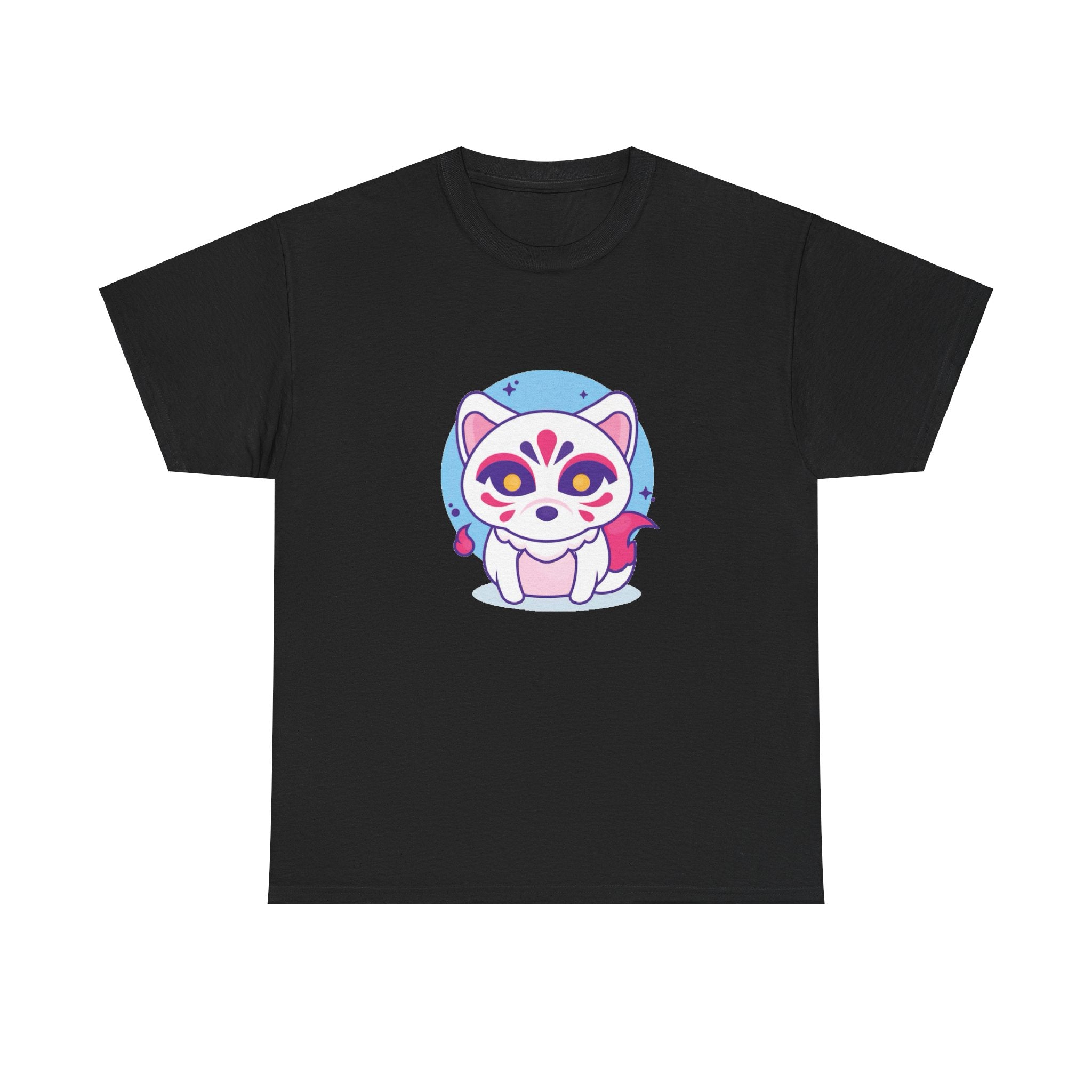 Kitsune Tee Shirt - Unisex Heavy Cotton