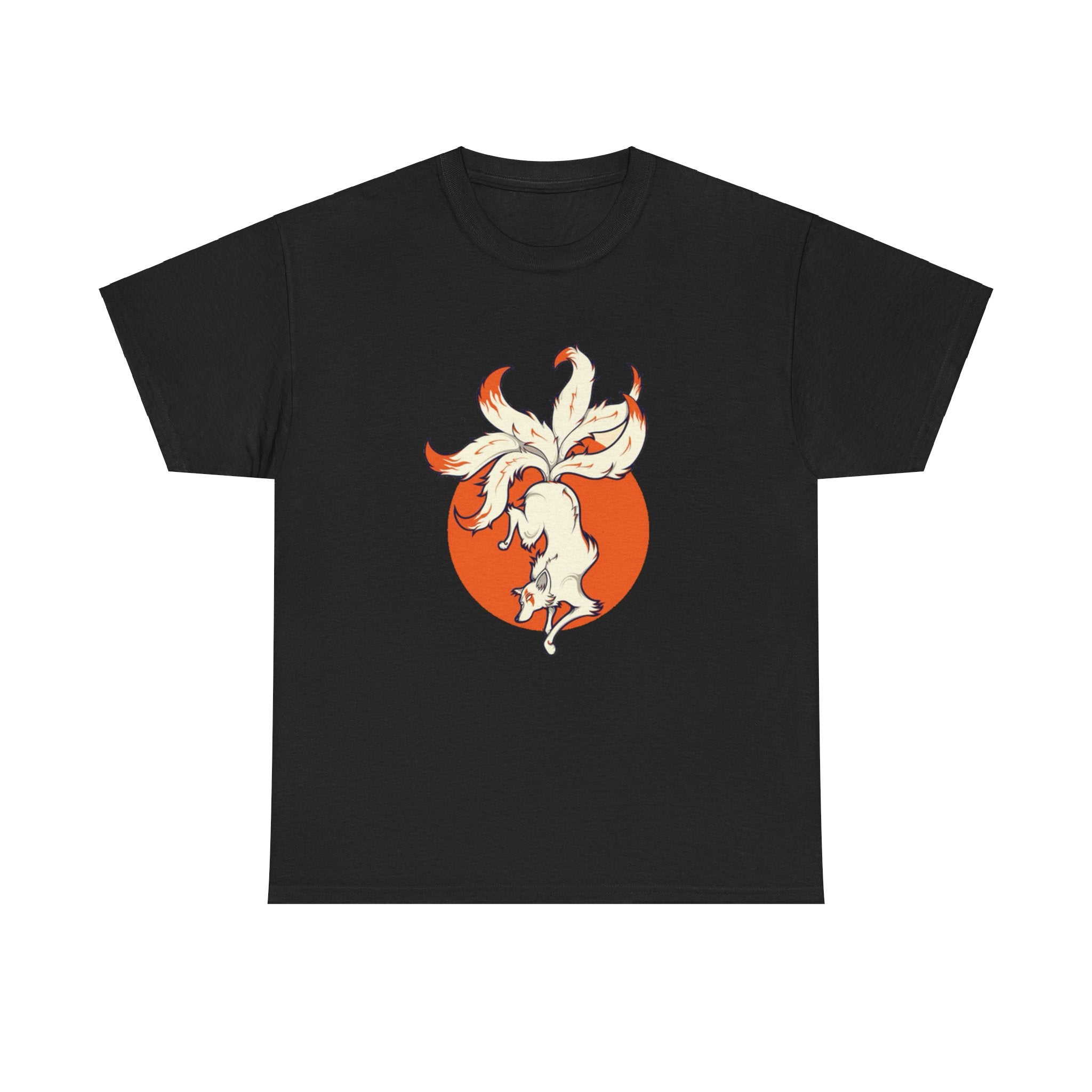 Kitsune Tee Shirt - Unisex Heavy Cotton