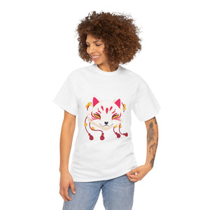 Kitsune Tee Shirt - Unisex Heavy Cotton