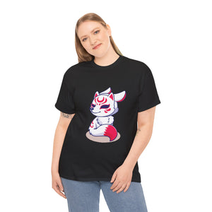 Kitsune Tee Shirt - Unisex Heavy Cotton