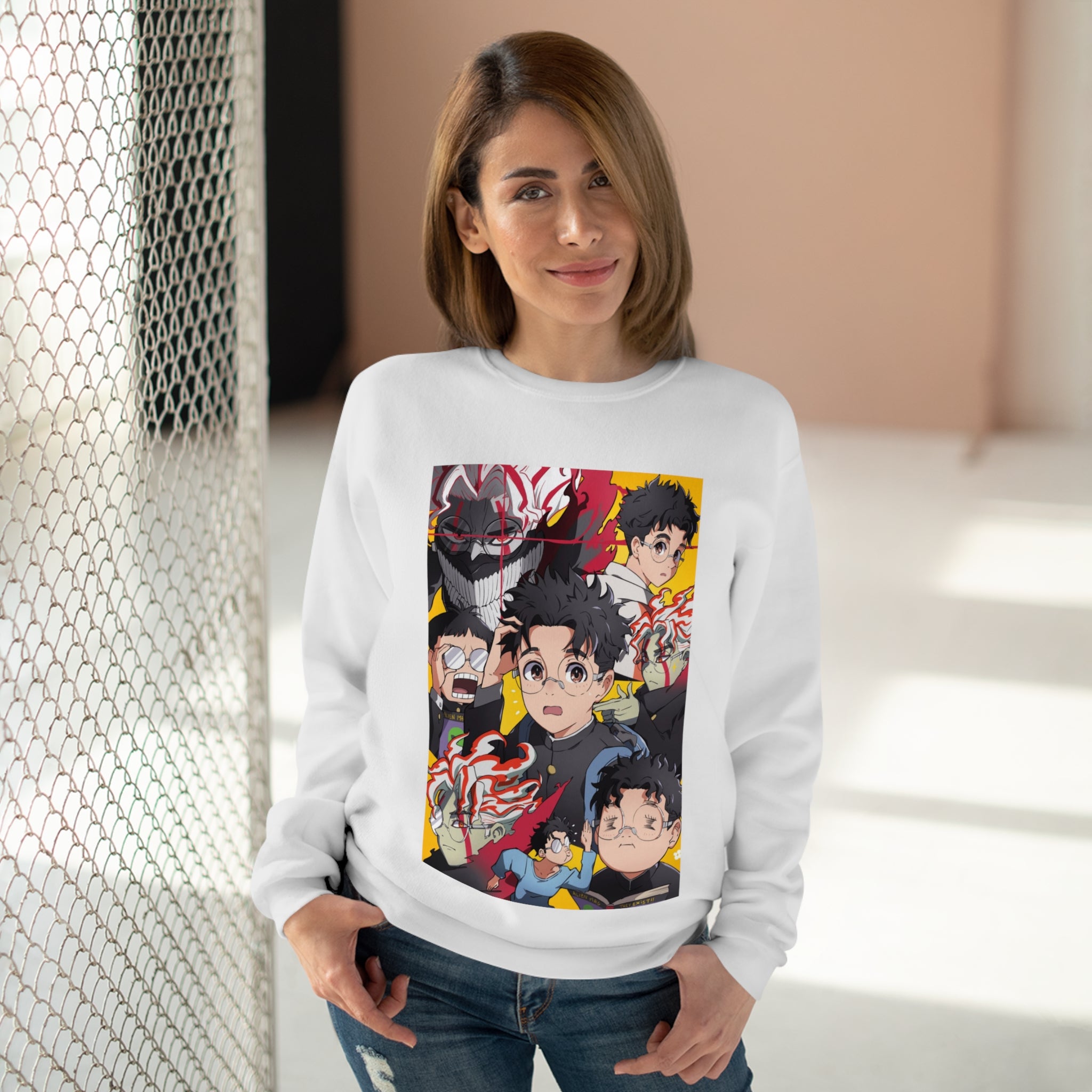 Dandadan Manga Sweatshirt - Unisex Crew Neck