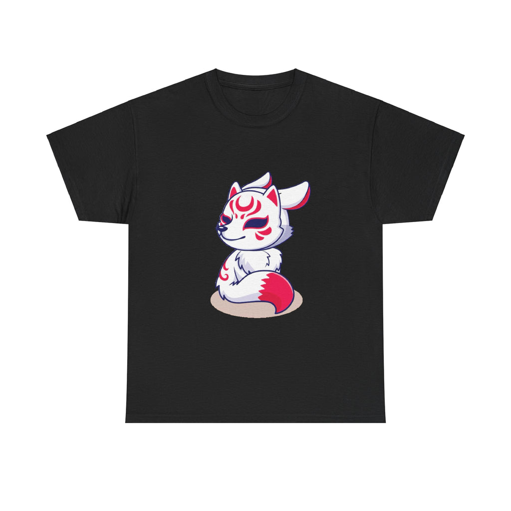 Kitsune Tee Shirt - Unisex Heavy Cotton