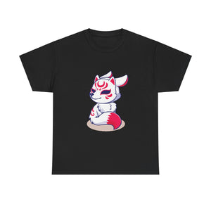 Kitsune Tee Shirt - Unisex Heavy Cotton