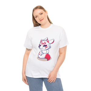 Kitsune Tee Shirt - Unisex Heavy Cotton