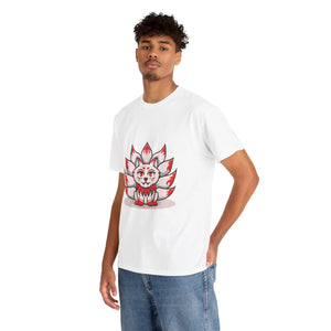 Kitsune Tee Shirt - Unisex Heavy Cotton