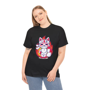 Kitsune Tee Shirt - Unisex Heavy Cotton