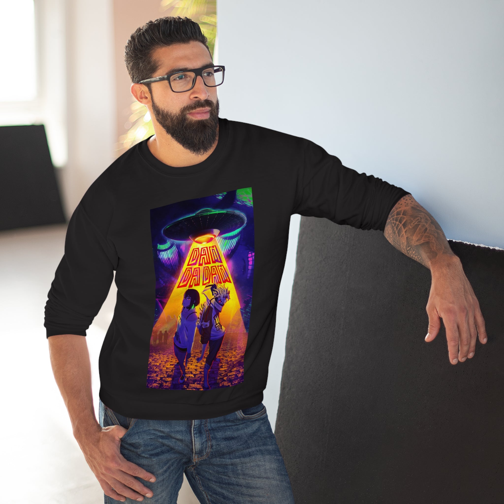 Dandadan Manga Sweatshirt - Unisex Crew Neck