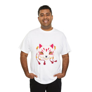 Kitsune Tee Shirt - Unisex Heavy Cotton