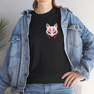 Kitsune Tee Shirt - Unisex Heavy Cotton