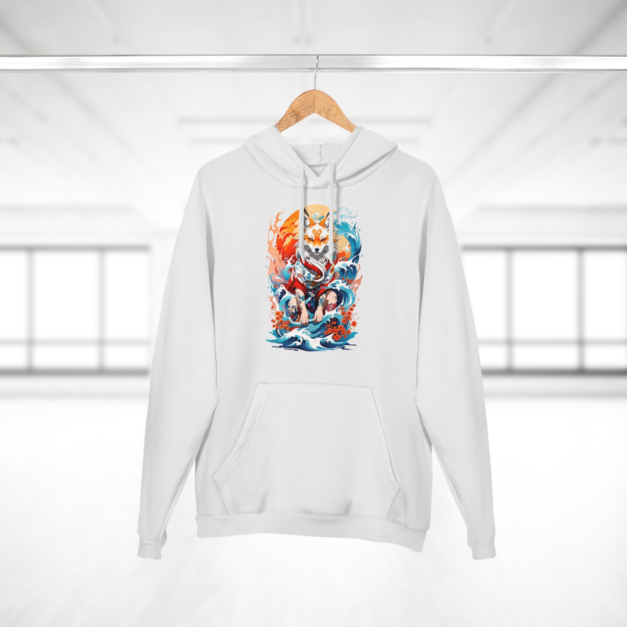KITSUNE Unisex Hoodie Sweatshirt