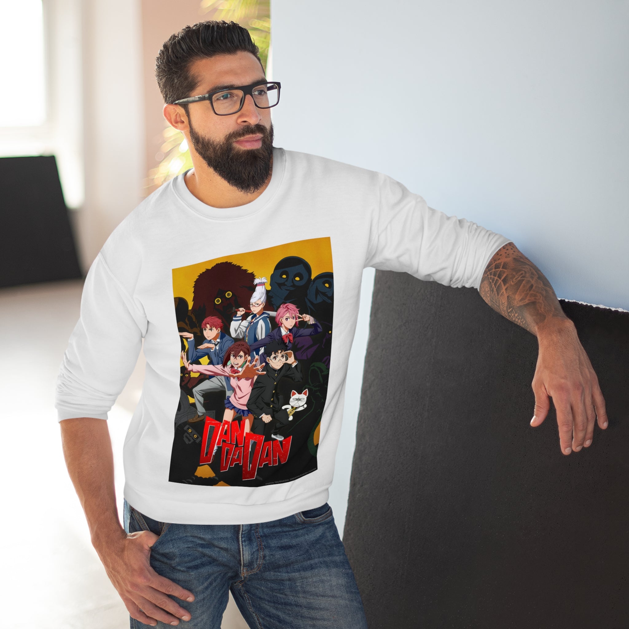 Dandadan Manga Sweatshirt - Unisex Crew Neck