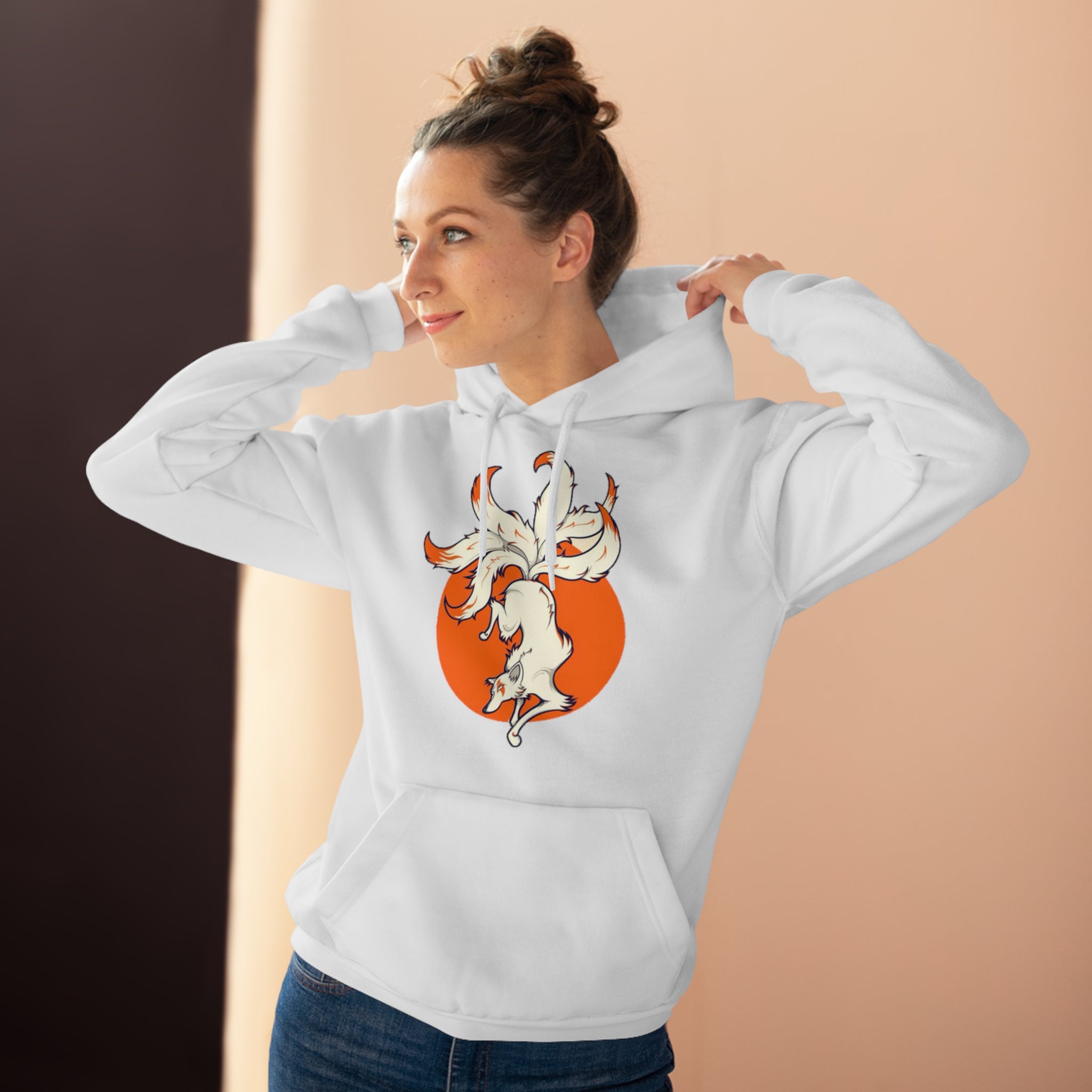 KITSUNE Unisex Hoodie Sweatshirt