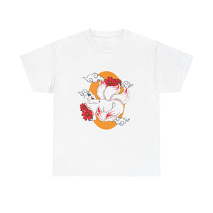 Kitsune Tee Shirt - Unisex Heavy Cotton