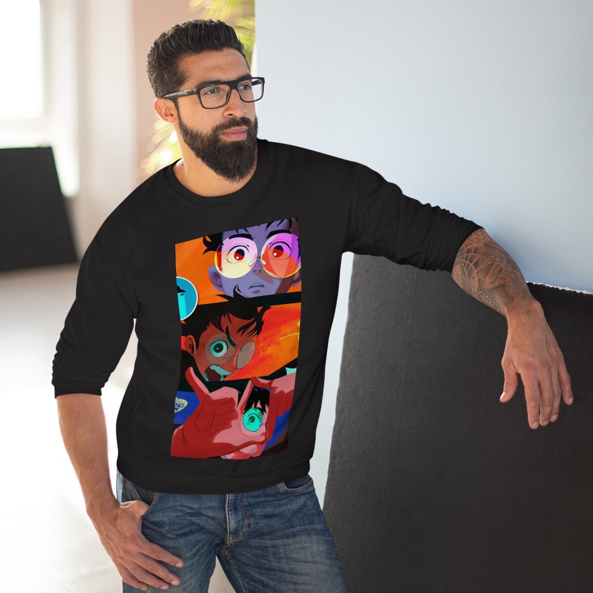 Dandadan Manga Sweatshirt - Unisex Crew Neck