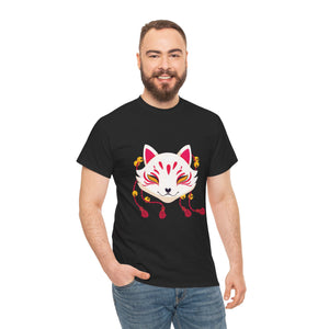 Kitsune Tee Shirt - Unisex Heavy Cotton