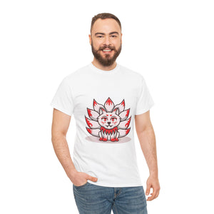 Kitsune Tee Shirt - Unisex Heavy Cotton