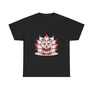 Kitsune Tee Shirt - Unisex Heavy Cotton