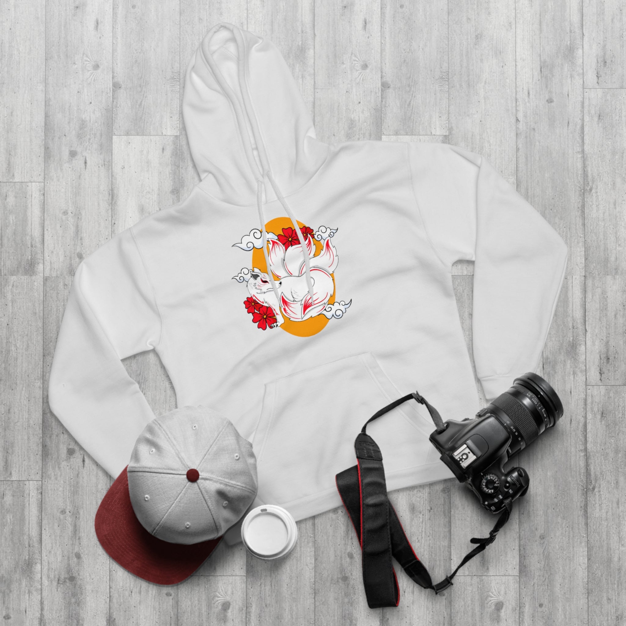 KITSUNE Unisex Hoodie Sweatshirt