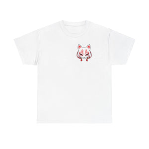 Kitsune Tee Shirt - Unisex Heavy Cotton