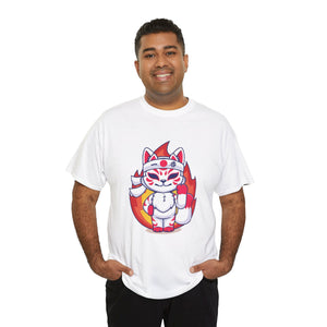 Kitsune Tee Shirt - Unisex Heavy Cotton