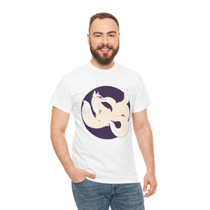 Kitsune Tee Shirt - Unisex Heavy Cotton