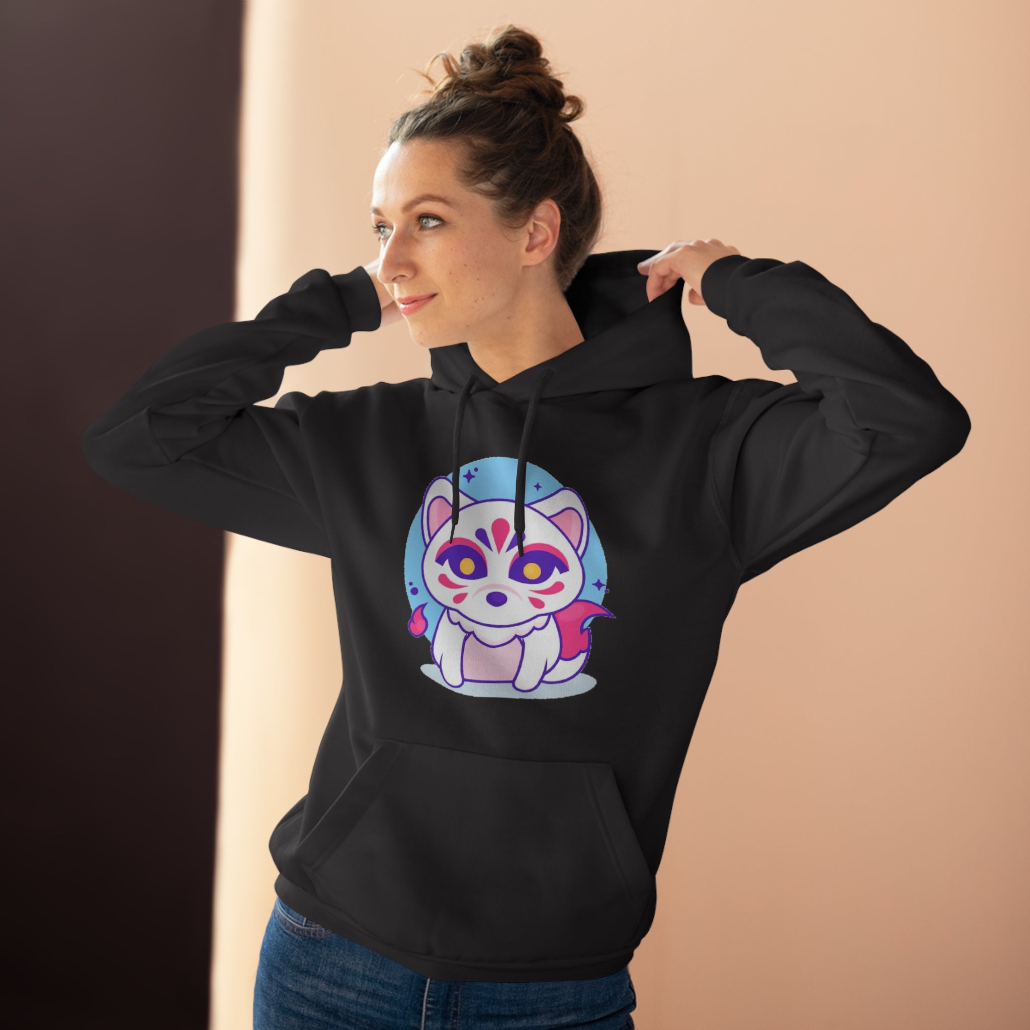 KITSUNE Unisex Hoodie Sweatshirt