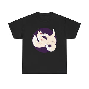 Kitsune Tee Shirt - Unisex Heavy Cotton