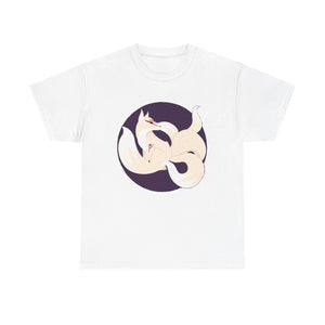 Kitsune Tee Shirt - Unisex Heavy Cotton