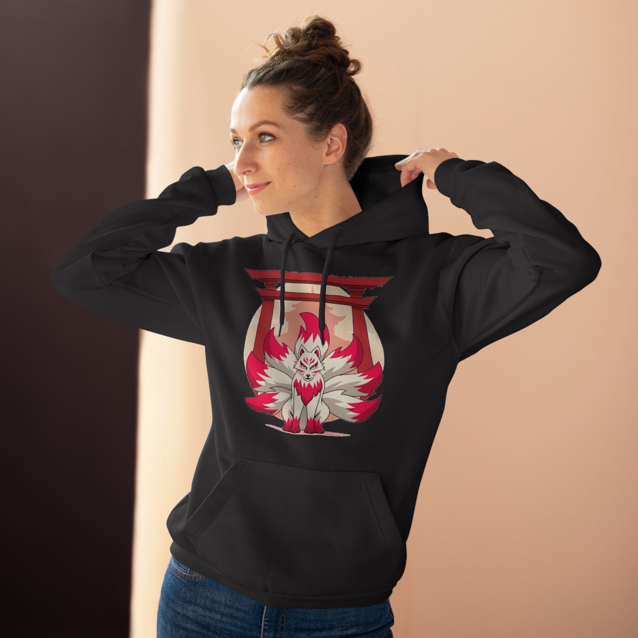 KITSUNE Unisex Hoodie Sweatshirt