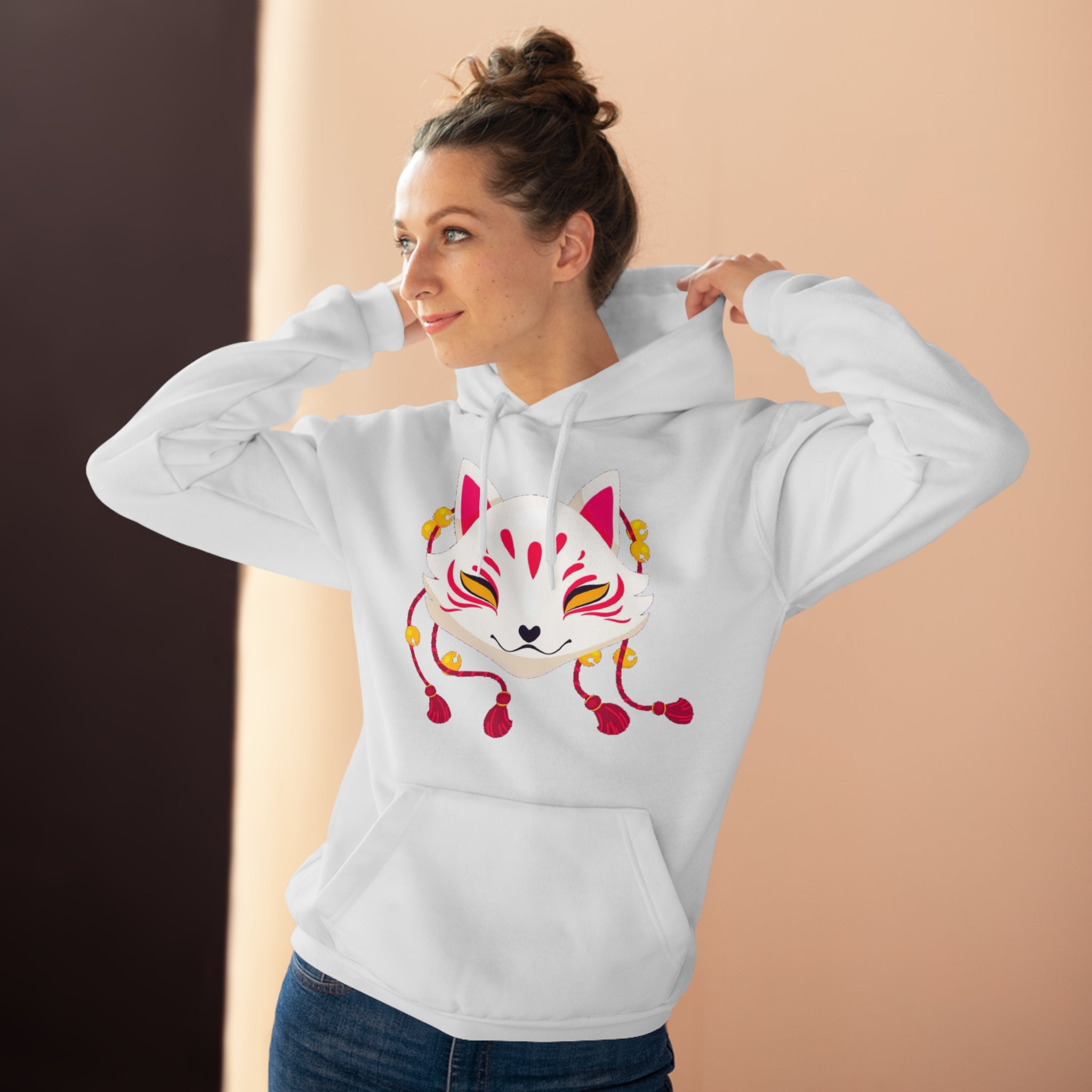 KITSUNE Unisex Hoodie Sweatshirt