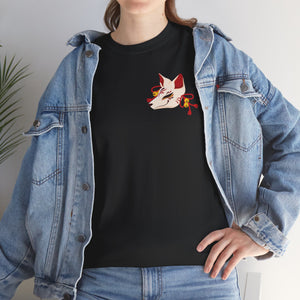 Kitsune Tee Shirt - Unisex Heavy Cotton