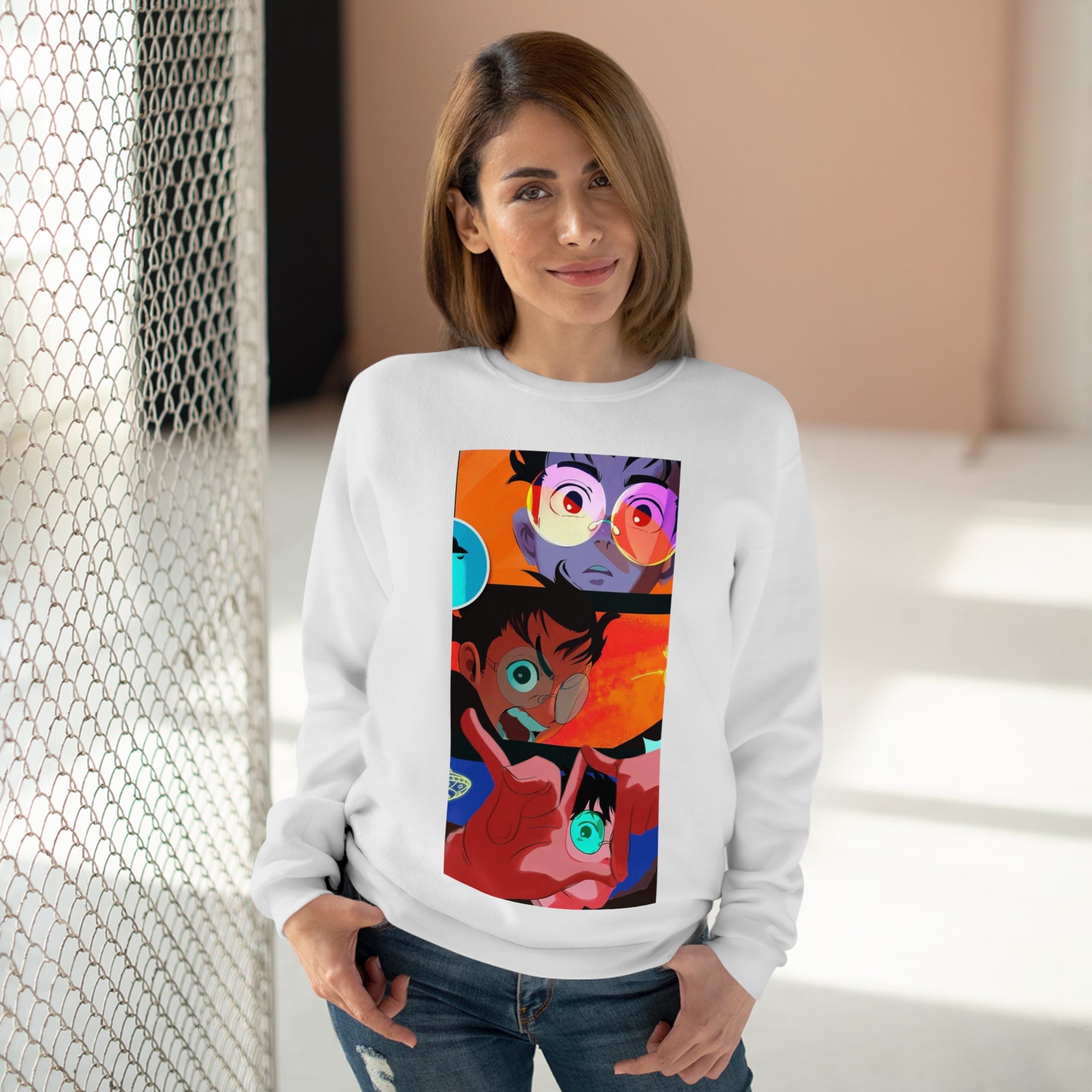 Dandadan Manga Sweatshirt - Unisex Crew Neck