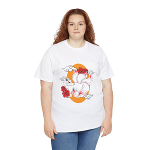 Kitsune Tee Shirt - Unisex Heavy Cotton