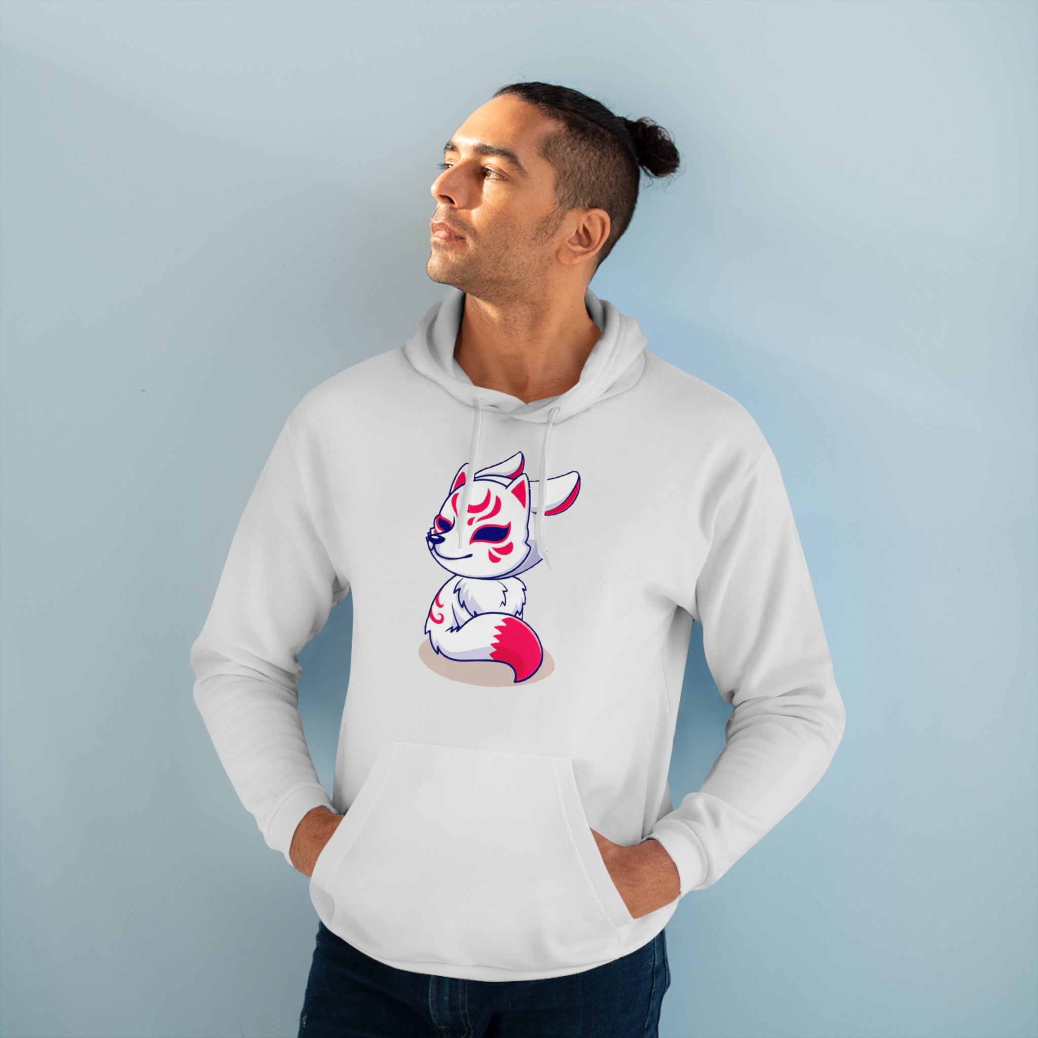 KITSUNE Unisex Hoodie Sweatshirt