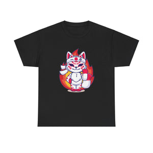 Kitsune Tee Shirt - Unisex Heavy Cotton