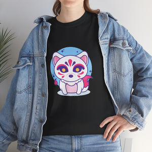 Kitsune Tee Shirt - Unisex Heavy Cotton