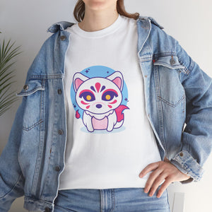 Kitsune Tee Shirt - Unisex Heavy Cotton