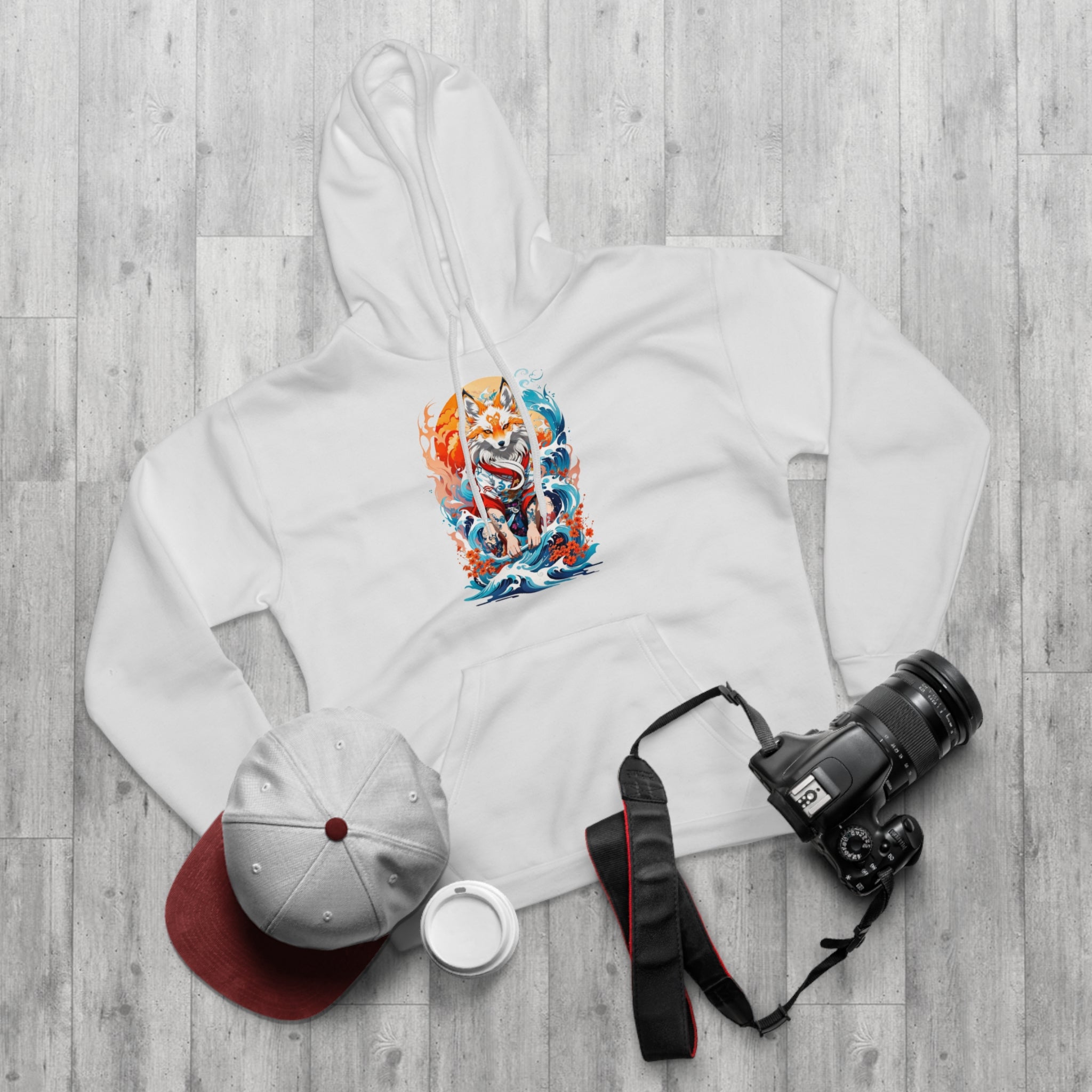 KITSUNE Unisex Hoodie Sweatshirt