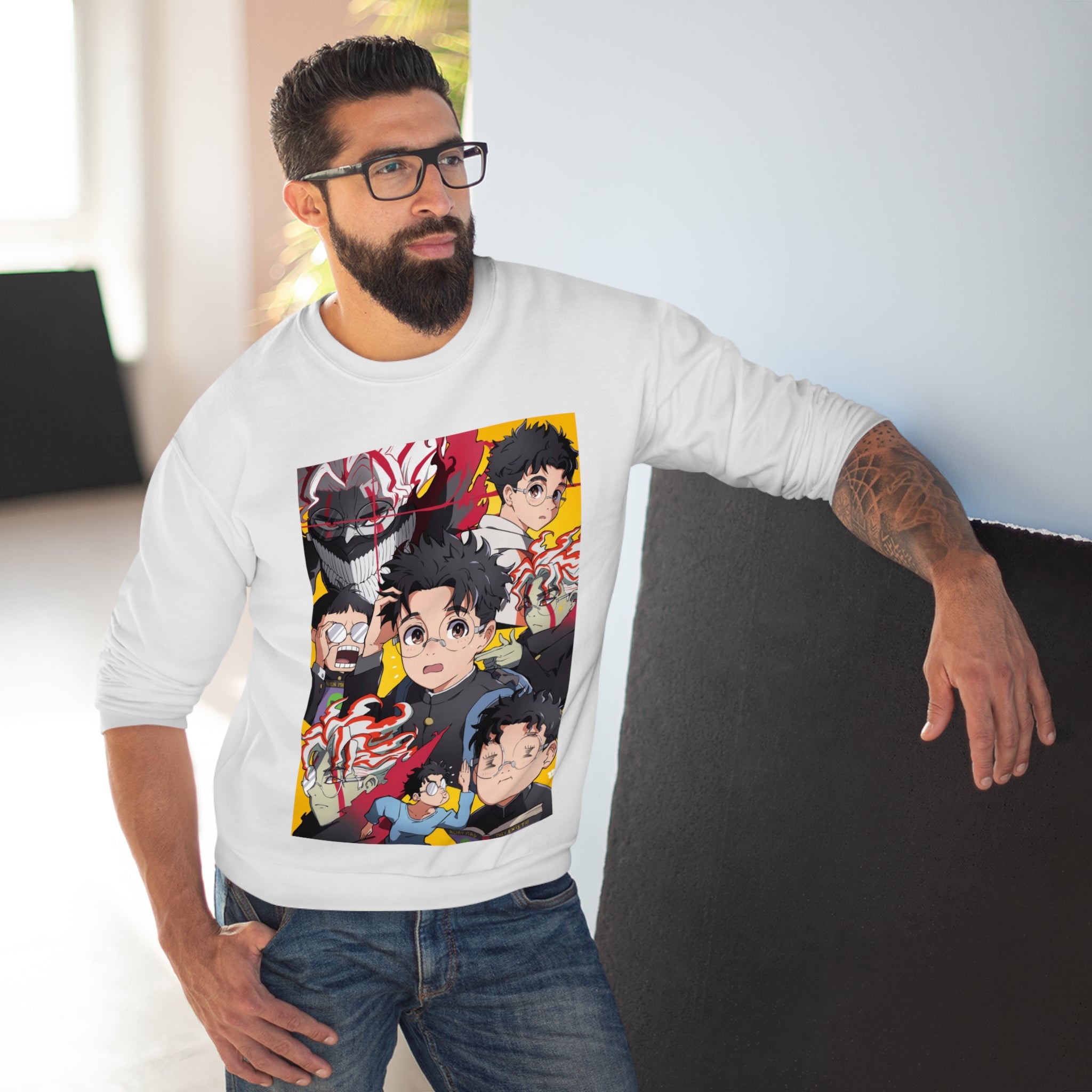 Dandadan Manga Sweatshirt - Unisex Crew Neck